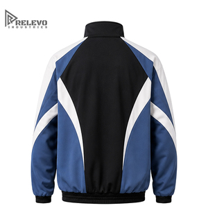 Pantalones Deportivos Unisex RELEVO, Diseño con Bloques de Color, Cierre con Cordón, Bolsillos Laterales, Largos, para Otoño - Product Image 2