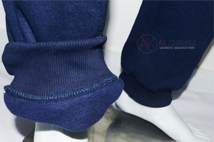 <b>Men</b> <b>Navy</b> Lightweight Fleece <b>Jogger</b> Trousers Soft Warm Breathable Track Pants Elastic Cuff Waist Casual Gym Training Running Cold - Product Image 4