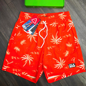 Short de bain décontracté pour homme, longueur mi-cuisse, à motif floral numérique, séchage rapide, respirant, écologique, personnalisable sur quatre côtés, idéal pour l'été - Product Image 1
