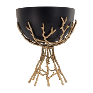 Frutero de Metal Dorado Personalizado de Primera Calidad con Base de Asta de Ciervo, Recipiente Decorativo para Almacenamiento, Centro de Mesa para Habitaciones de Hotel de Lujo - Product Image 5