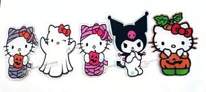 Halloween Kitty cils tuiles palette de cils acrylique aimant extension de cils pince à épiler verre cristal papillon outil cils outils - Product Image 2