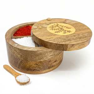 กล่องไม้แบบดั้งเดิมสำหรับเก็บสมุนไพรและเครื่องปรุงรส - Product Image 1