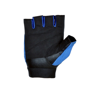 Gel Padded Leather Half <b>Finger</b> Gym Gloves Closure Palm Protection Breathable Adjustable Wrist <b>Strap</b> Great Fit Gym Gloves - Product Image 2
