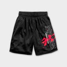 Shorts de basketball personnalisés en polyester léger et respirant, en maille, vierges, pour hommes, en gros, noirs - Product Image 6
