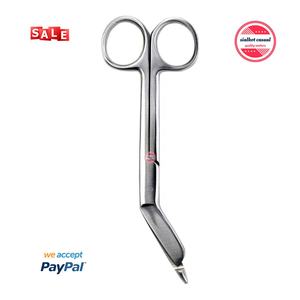 Lister-Tijeras de vendaje con acabado satinado, tijera de calidad profesional para enfermera, primeros auxilios, vendaje, quirúrgica - Product Image 1