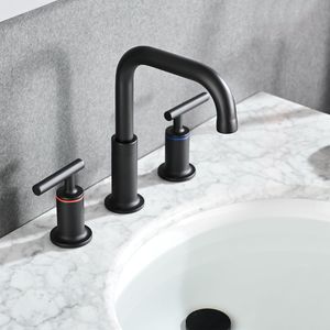 Rubinetto per Lavabo da Bagno da 8 Pollici con Scarico Pop-Up, Rubinetti per Vasca e Doccia - Product Image 2