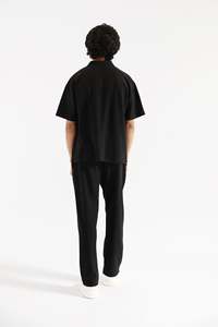 Chemises polo pour hommes, logo personnalisé conçu par OEM, 88% polyester, 12% élasthanne, extensibles dans 4 directions, impression à l'écran, grandes tailles - Product Image 6