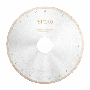 <span class=keywords><strong>Disco</strong></span> de Corte de Diamante Blanco Soldado por Alta Frecuencia Profesional YI <span class=keywords><strong>TAO</strong></span>, 190 210 260 300 350 400 mm, Fábrica OEM - Product Image 2
