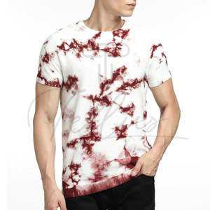 T-shirts pour hommes avec logo personnalisé Tie-Dye, 100% coton, col rond, tee-shirt uni avec design imprimé, t-shirts Tie-Dye de haute qualité - Product Image 3