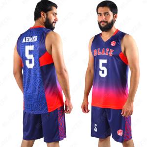Blaze Fight Wear <b>Basketball</b> Uniform Custom High Quality Bsci Summer <b>Basketball</b> Shorts Uniform Breathable Unisex Adult <b>Basketball</b> - Product Image 4