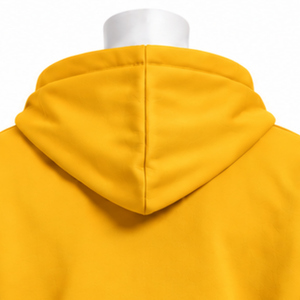 Sweat-shirt à capuche Gold Bouquet Flowers avec broderie florale colorée, poche kangourou, coupe oversize, style décontracté et streetwear - Product Image 4