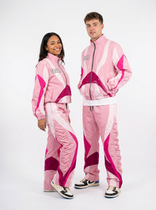 Conjunto Deportivo para Hombre, a la Moda, Transpirable, con Estampado Colorblock, Estilo Urbano, para Correr, Informal, 100% Algodón, con Cremallera - Product Image 2