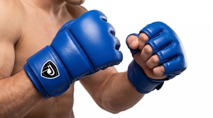 ถุงมือ MMA Dumela International EVO สีแดงด้าน หนังแท้ ระบายอากาศได้ดี ปรับแต่งได้ คุณภาพสูง สำหรับทุกฤดูกาล ป้องกันการบาดเจ็บ สำหรับการฝึกซ้อม - Product Image 3