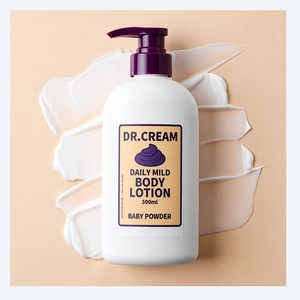 Loción corporal coreana K-Beauty DakteoCream, loción corporal suave de uso diario con aroma a talco para bebé, 500 ml, hecha en Corea. - Product Image 3