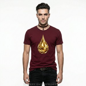 Camiseta Retro para Hombre con Estampado de Casete y Murciélago, Color Granate, Diseño Gráfico Gótico, Fabricante de Camisetas de Algodón Personalizadas, Top de Streetwear - Product Image 6