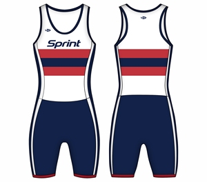 <b>Men</b> One Piece Rowing Suit Printed Sportswear - Product Image 2