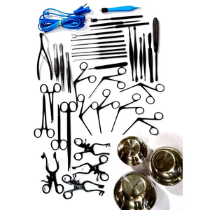 Juego de 43 Instrumentos de Microcirugía de Oído para Timpanoplastia, Reutilizables, de Acero Inoxidable Alemán, con Certificación CE - Product Image 4
