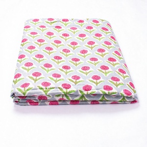 Tela de Voile 100% Algodón Estampada a Mano en India, Ecológica y Ligera, para Forro, Sofás, Camisas, Ropa, Trajes, Vestidos, Bolsos y Toldos - Product Image 1