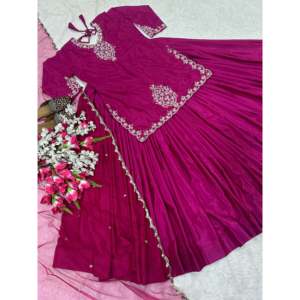 Hermosos conjuntos de mujer Party Wear Lehenga con Dupatta Top elegante para ocasiones especiales - Product Image 5