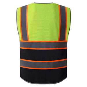 Custom LOGO Multi Pockets Hi Vis <b>Reflective</b> Breathable Workwear Motorcycle <b>Reflective</b> Safety Vest - Product Image 4