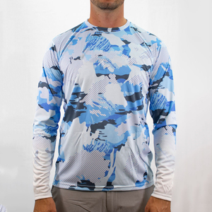 เสื้อเชิ้ตตกปลาสำหรับผู้ชาย แขนยาว แห้งเร็ว ระบายอากาศ ป้องกันรังสียูวี UPF50+ กันน้ำ เหมาะสำหรับกิจกรรมกลางแจ้ง - Product Image 3