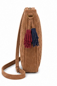 Bolso Bandolera de Piel de Ante Premium Gravs para Mujer, Estilo Vintage, Moda de Verano, con Borlas, Diseño Geométrico, Bolso Mensajero con Cierre Ajustable - Product Image 2