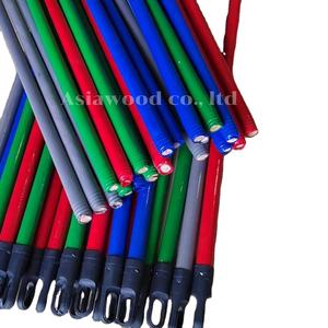 ด้ามไม้กวาดเวียดนามเคลือบพีวีซี ขนแปรงนุ่ม พกพาสะดวก ด้ามยาว 2 in 1 ผลิตภัณฑ์ทำความสะอาดบ้านและห้องน้ำ ผลิตในเวียดนาม - Product Image 3