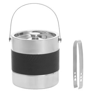 Seau à glace en aluminium moulé le plus vendu, finition argentée, pour bar de boîte de nuit, avec poignées, pour vin et champagne - Product Image 4