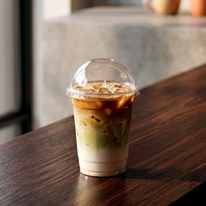 Wholesale QUANG QUAN Disposable Single Wall Clear PP Round <b>Cups</b> 95mm Diameter with Lid 12/16/22oz for Coffee Tea Juice - Product Image 1