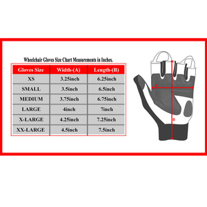 High Performance Wheelchair User Half Finger Cycling Gloves Green Sheep Grain Leather Gym & Sports Use Custom Logo - Product Image 6