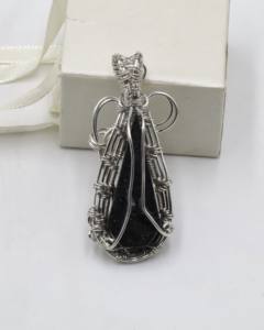 Colgante de Ametrina con Alambre de Cobre, Tamaño Libre, Gema de Ametrina Natural, Joyería Hecha a Mano - Product Image 3