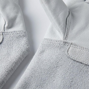 Gants de travail en cuir pleine fleur de vachette de qualité supérieure, durables, avec manchette de sécurité, résistants à la chaleur, à l'abrasion, antistatiques et ignifuges - Product Image 6