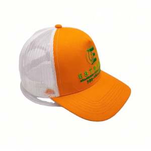Casquette de camionneur à 5 panneaux avec logo brodé 3D personnalisé en maille et fermeture snapback - Product Image 1