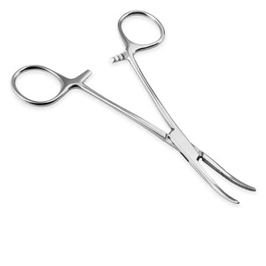 Pinza manual de acero inoxidable para perforaciones, herramienta profesional desechable, pinzas triangulares abiertas, herramienta para joyería corporal - Product Image 1