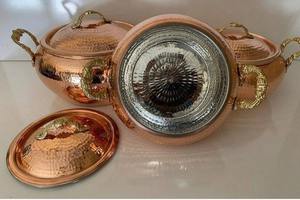 Olla de Cocina de Latón con Diseño Único, Olla de Diseño Hecha a Mano de Excelente Calidad, Olla de Cocina de Metal Clásica y Elegante con Asa de Latón - Product Image 6