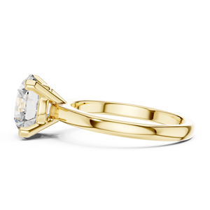 Anillo de Compromiso de Plata de Ley 925 con Diamante Moissanita Personalizado, Fabricante de Joyería Fina al por Mayor, Proveedor de Fábrica OEM ODM - Product Image 2