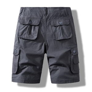 Pantalones Cortos Cargo para Hombre, Color Sólido, con Logotipo Personalizado, Estilo Hip Hop, en Oferta, con Bolsillos Cargo, Transpirables, 2026 - Product Image 3