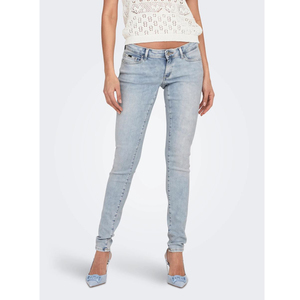 Jean en denim pour femme, coupe droite, taille moyenne, respirant, écologique, décontracté pour l'été, couleur claire, avec poches, grandes tailles - Product Image 1