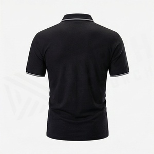 เสื้อโปโลผ้าฝ้ายแบบบางสำหรับผู้ชายเสื้อกีฬาระบายอากาศได้ดีสีพรีเมี่ยมแบบสั่งทำ - Product Image 2