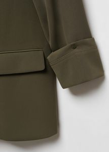 Wholesale Fashion Spring Autumn Ladies Blazer Suit Elegant Solid Color Lapel Collar Slim Fit Jackets <b>Office</b> Blazer for Women - Product Image 4