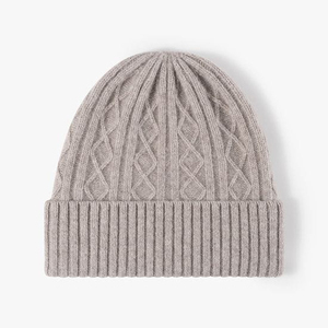 Gorro Unisex de Alta Calidad 2026, 100% Acrílico, Tejido con Patrón Geométrico, Gorro Casual de Invierno para Adultos, 56-58CM - Product Image 4
