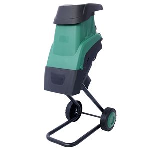 15Amp trituratore elettrico da giardino portatile cippatrice/trituratore a doppia faccia con sistema a lama chiusa automatica cippatrice/trituratore verde - Product Image 2