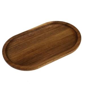 Plateau de service traditionnel en bois avec poignées pour servir le petit-déjeuner et décorer la table à manger - Product Image 2