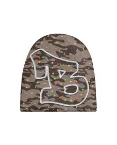 Gorro de Punto Acanalado Ligero y Brillante con Pedrería de Lujo para Invierno, Uso Diario, Unisex, Estilo Slouchy, para Playa, Venta al por Mayor - Product Image 2