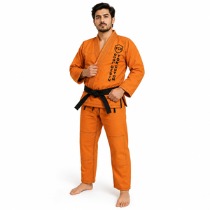Uniforme de Jiu-Jitsu Brasileño (BJJ) Gold Weave, Preencogido, de Algodón con Tejido Perlado, Pantalones Reforzados, Ropa de Entrenamiento Profesional para Academia - Product Image 1