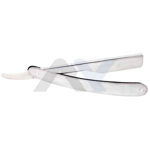 Navaja de afeitar profesional para barbería, cuchilla recta, personalizable con logotipo, nombre, color, marca OEM, navajas de barbero al por mayor - Product Image 3