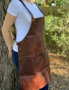 Delantal de Chef de Cuero Grueso, con Correa Ajustable, Cómodo y Profesional - Product Image 4