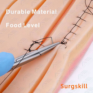 Surgery Wounds Surgical Instruments Medic Instruments Medical Students Suture <b>Practice</b> Kit For Medical Students Silicone <b>Pad</b> - Product Image 6
