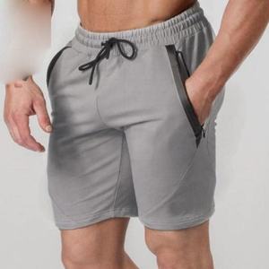 Wholesale Men’s <b>Tech</b> Fleece <b>Shorts</b> Custom Logo Zipper Pocket Casual Fitness Urban Streetwear Activewear - Product Image 4