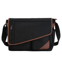 High Quality Luxury Vintage Fashion Waterproof Durable Lightweight Shoulder Canvas Messenger Bag for College School Students